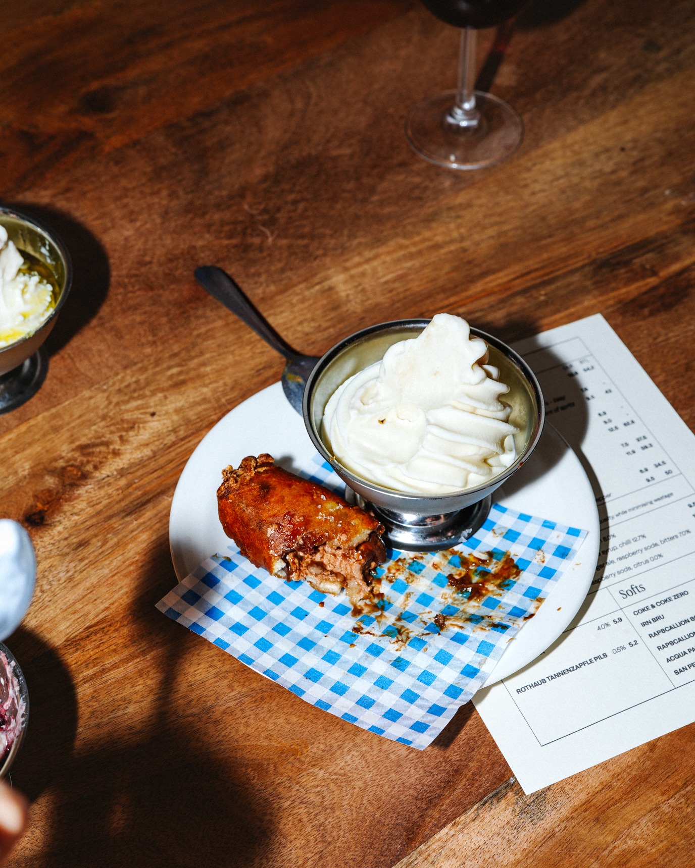 To soft serve or not to soft serve, that is the question 😉 we strongly suggest saving room for our deep fried Tennent's Mars Bar. Chewy, salty, sweet. It's got it all.