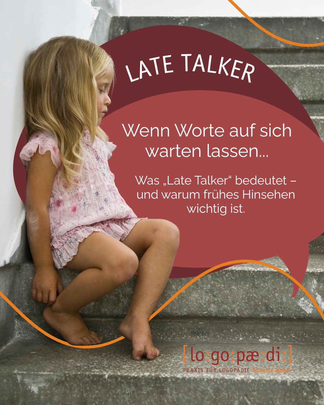 „Warum spricht mein Kind noch nicht so viel wie andere?“
Diese Frage hören wir oft und sie ist absolut verständlich. Besonders in den ersten Lebensjahren vergleichen viele Eltern die Entwicklung ihres Kindes mit der von Gleichaltrigen.
Wenn ein Kind mit etwa 24 Monaten weniger als 50 Wörter spricht oder noch keine Zweiwort-Kombinationen bildet, sprechen Fachleute von sogenannten „Late Talkern“. Das bedeutet: Die sprachliche Entwicklung verläuft langsamer – aber: nicht jedes Kind mit spätem Sprechbeginn hat langfristig eine Sprechstörung.
🧠 Manche holen von ganz allein auf. Andere brauchen gezielte Unterstützung – vor allem, wenn zusätzlich Auffälligkeiten in der Kommunikation, im Sprachverständnis oder im Spielverhalten auftreten.
💬 Was Eltern tun können:
→ Den Alltag sprachreich gestalten (erzählen, benennen, zuhören, Blickkontakt halten)
→ Dem Kind Zeit und Raum für eigene Kommunikation geben
→ Bei Unsicherheit Rücksprache mit dem Kinderarzt halten
→ Frühzeitig logopädischen Rat einholen
In unserer Praxis begleiten wir Familien liebevoll und fachlich fundiert auf diesem Weg. Je früher wir hinschauen, desto besser können wir fördern. Ohne Druck – aber mit ganz viel Herz. 🤗
💡 Wichtig zu wissen:
Eine frühzeitige Einschätzung bringt Sicherheit und kann helfen, den sprachlichen „Knoten“ rechtzeitig zu lösen.
📍Mehr Infos & Unterstützung?
Meldet euch gern bei uns. 😊
#logopädiesalzkotten #latetalker #sprachentwicklung #elternratgeber #sprachförderung #kindersprache #logopädie #salzkotten