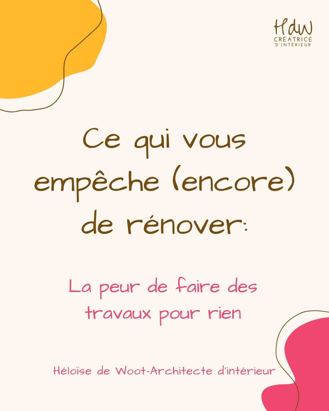 “Et si, après tout ça, rien ne changeait vraiment ?” 👀
Faire des travaux, oui… mais pas pour regretter après.
Je vous aide à définir ce qui compte vraiment, à concevoir un projet utile et adapté à votre quotidien.
Chaque choix est réfléchi, chaque euro investi a un sens.
✨ Rénover, oui. Mais pour de vrai.
#rénovationutile #travauxmaison #architectedintérieur #agencementintérieur #rénovationaccompagnée #votreprojetvotrestyle