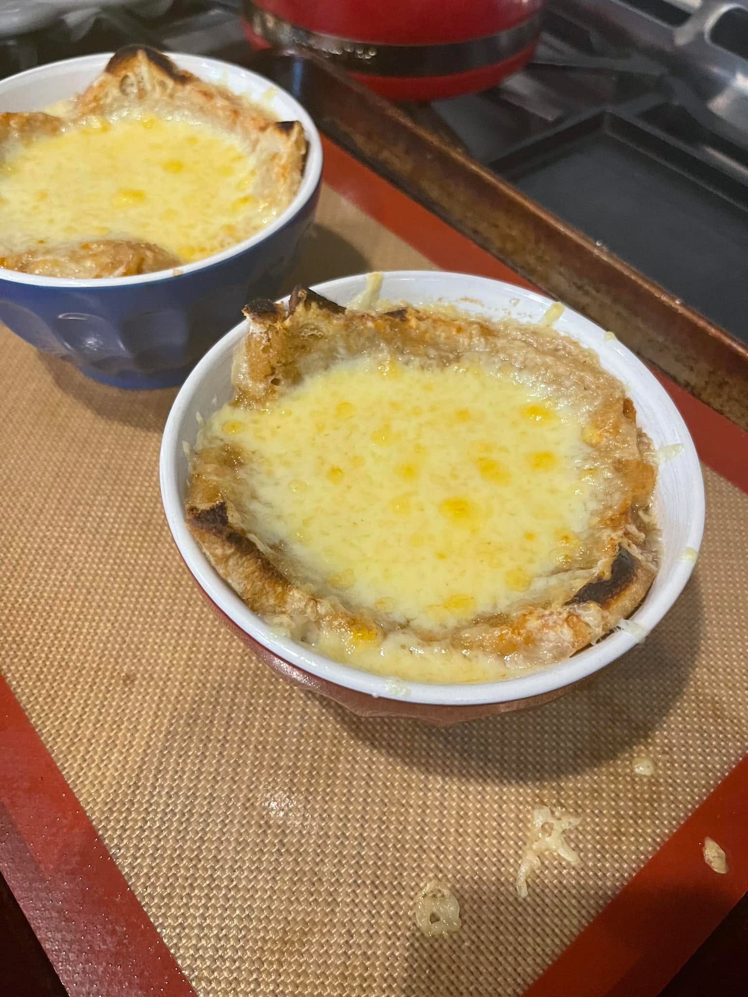 Who cares if it was 107 outside today? I can make French onions soup in a crockpot with virtually no effort, and no on can stop me.