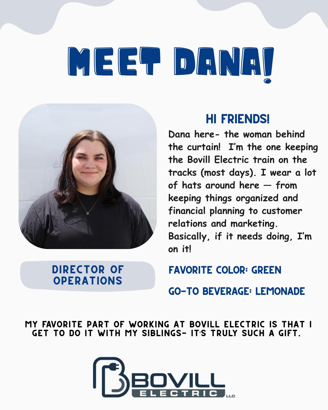 Kicking off our ✨ Meet the Team ✨ series with none other than Dana — the man (woman), the myth, the legend. Drop your go-to bev in the comments below!
#bovillelectric #bostonelectrician #rocklandelectrician #sparkylife #electrician #rocklandelectrical #meettheteam
