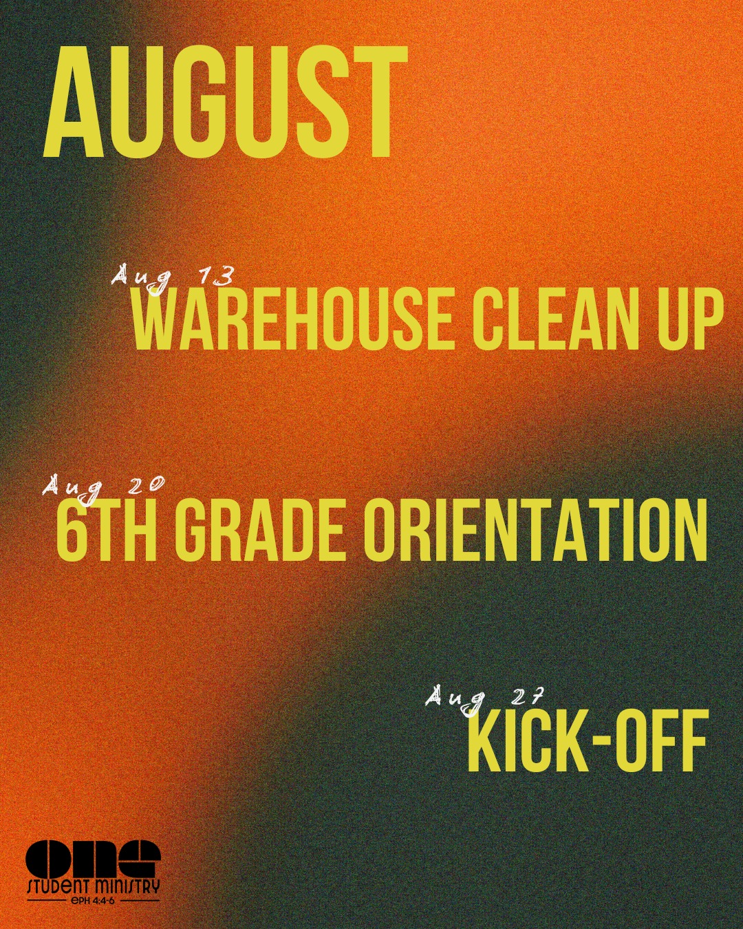 What's coming up in August? Visit 1sm.tv to learn more.