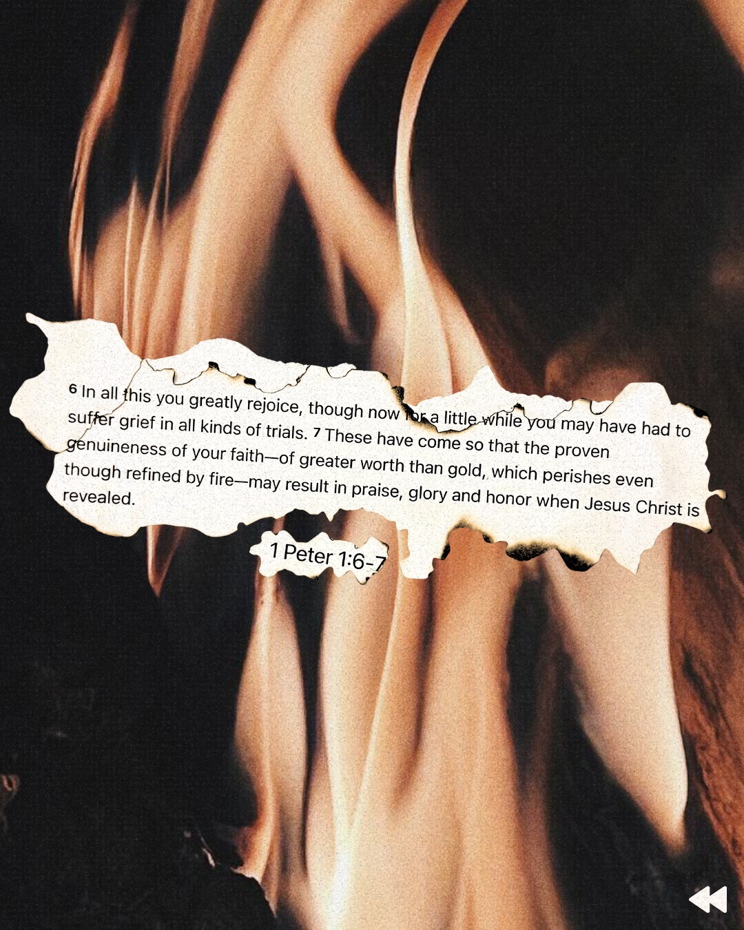 On Wednesday we talked about how 1 Peter 1:6-7 reminds us that God doesn't waste a single moment of our pain. Instead, he uses it to purify, mature, and prepare us. Continue to let this truth encourage you!