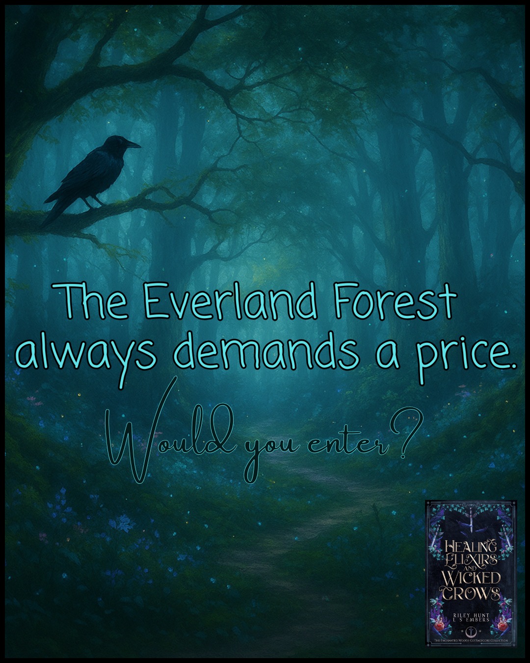 The Everland Forest always demands a price. 🌒
But sometimes. . . the risk is worth it.
Cursed princes, forgotten love, wild magic that remembers. . . even when you don’t want it to.
✨ HEALING ELIXIRS & WICKED CROWS is a dark romantasy where nothing is what it seems and every choice could cost you everything.
Would you enter?
Link: https://amzn.to/45aXz5t
#DarkRomantasy #FantasyAesthetic #HealingElixirsAndWickedCrows #BookstagramMagic #MoodyReads #FaeForest #EnemiesToLovers #FatedMates #RomantasySeries #CottagecoreVibes