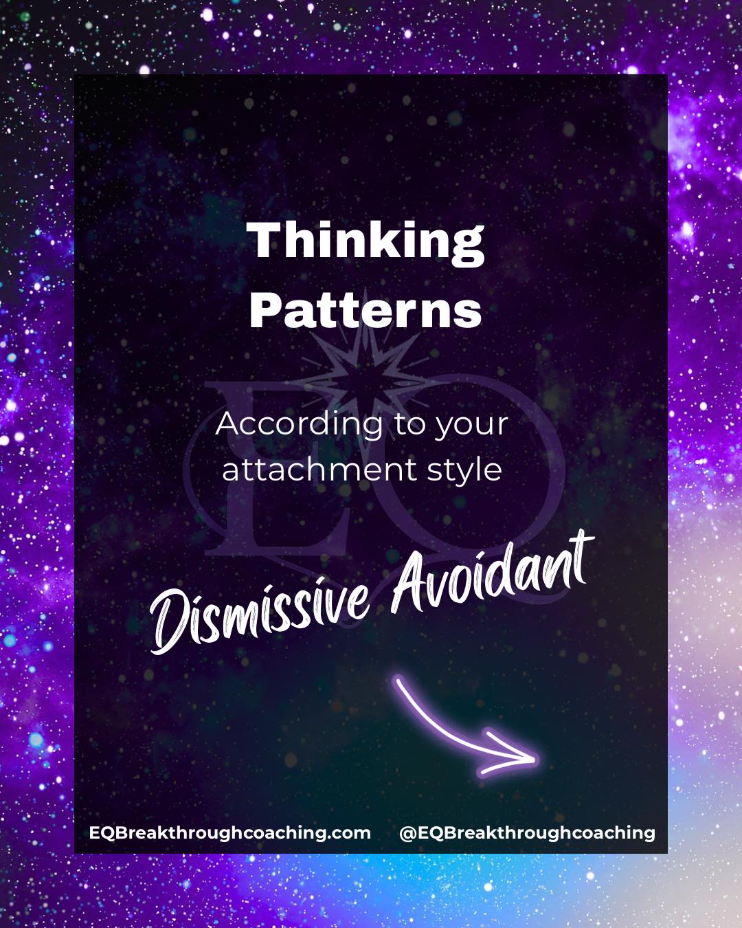 Dismissive Avoidant Attachers (DAs) have, at the core, negative beliefs that cause them to push away, shut down, or avoid perceived conflict at all costs. The good news is that Dismissive Avoidant Attachment is not a permanent “diagnosis” and healing is possible!
Are you ready learn how you can earn a Secure Attachment style? Comment “Breakthrough” to work together!