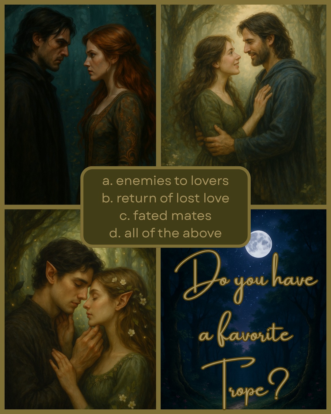 Choose your trope:
a. enemies to lovers
b. return of lost love
c. fated mates
d. all of the above… 👀
Why choose just one when Healing Elixirs & Wicked Crows delivers the full romantasy buffet?
Love, betrayal, magic, and a cursed prince or two. Every trope you crave wrapped in heartbreak and enchantment. 💔
Which trope ruins you every time?
#HealingElixirsAndWickedCrows #RomantasyReads #BookTropesWeLove #EnemiesToLovers #FatedMates #LostLoveReturns #DarkRomantasy #FantasyRomance #Bookstagram #IndieAuthors