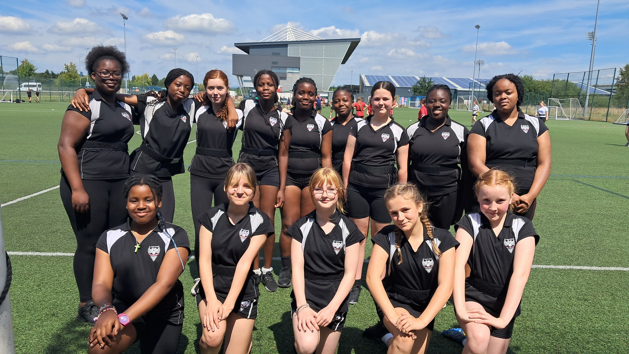 A huge well done to our Year 7 and 8 girls' rugby squad, who delivered an outstanding performance by winning all of their matches at the Salford Reds Development Tournament for Greater Manchester schools.
Schools from across Greater Manchester—including teams from Stockport and Bury—travelled to the Salford Red's stadium to take part in the event, creating a fantastic atmosphere of competition and sportsmanship.
Our girls played with excellent form throughout the tournament, maintaining a solid defensive line and showing great composure under pressure. Their tactical awareness shone through as they worked the ball up the pitch with purpose, executing set plays that resulted in some truly impressive tries.
A standout moment came just before the final whistle, when Emily placed a perfectly timed grubber kick just beyond the try line. Eva reacted brilliantly, striking at pace to score a stunning try right as the whistle blew—securing a memorable end to a dominant performance.
Well done to all the players involved! #lovelearnlead #putstambrose1st #girlsrugbyteam