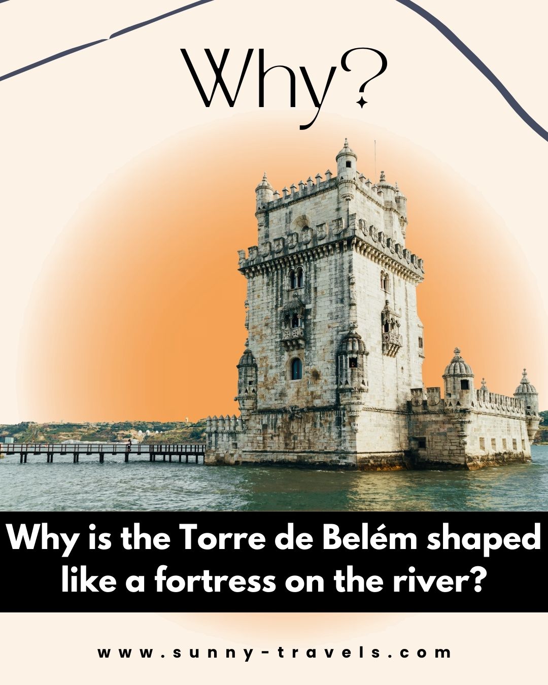 Ever wondered why Lisbon’s Belém Tower looks like a miniature fortress on the water? Built in the 16th century to defend the city from pirate raids and welcome explorers home, it’s one of Portugal’s most recognisable monuments.
Book your Lisbon day with Sunny Travels and let’s uncover its secrets together.
www.sunny-travels.com