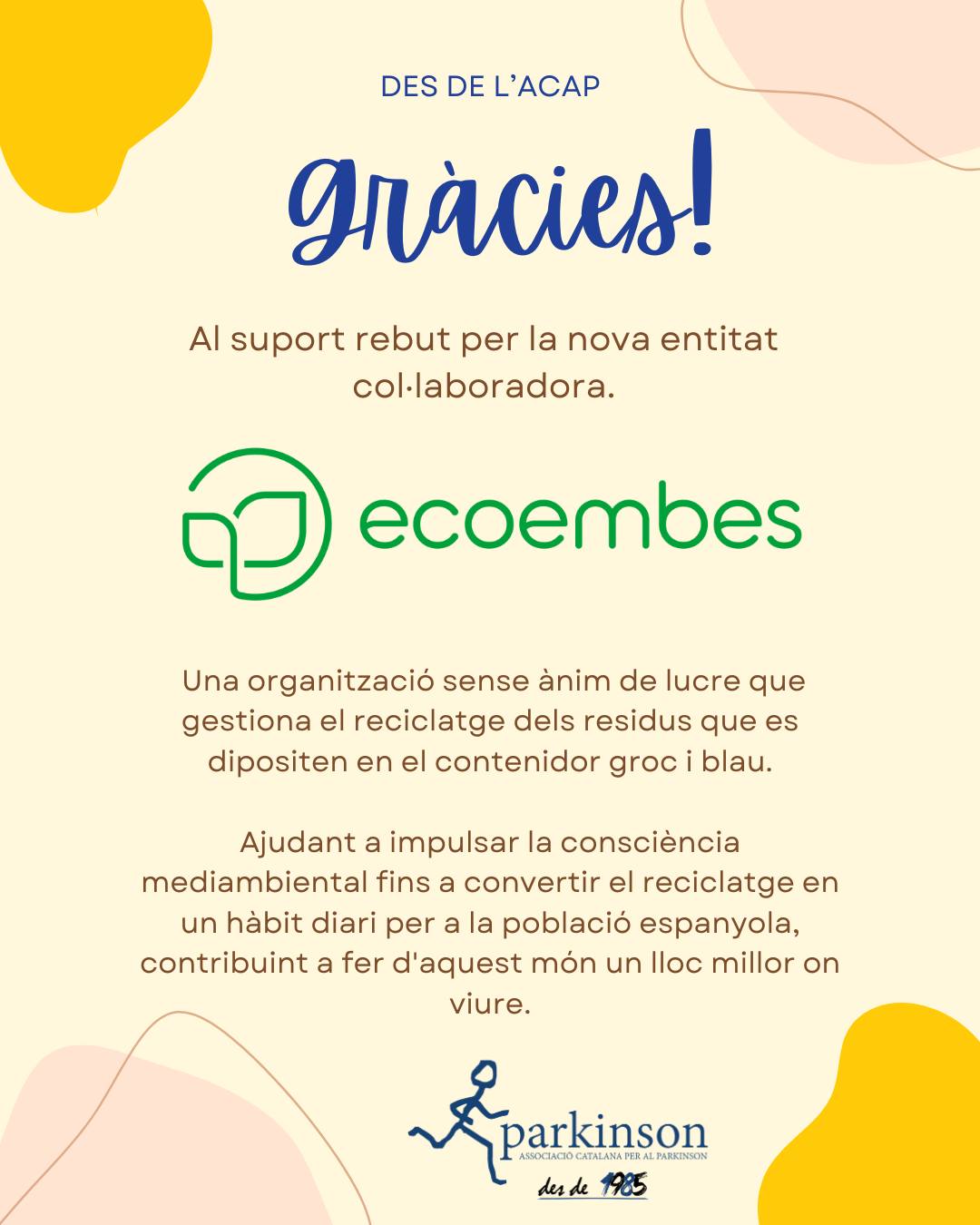 @ecoembes #juntsmiremcapalfutur #catparkinson #Parkinson