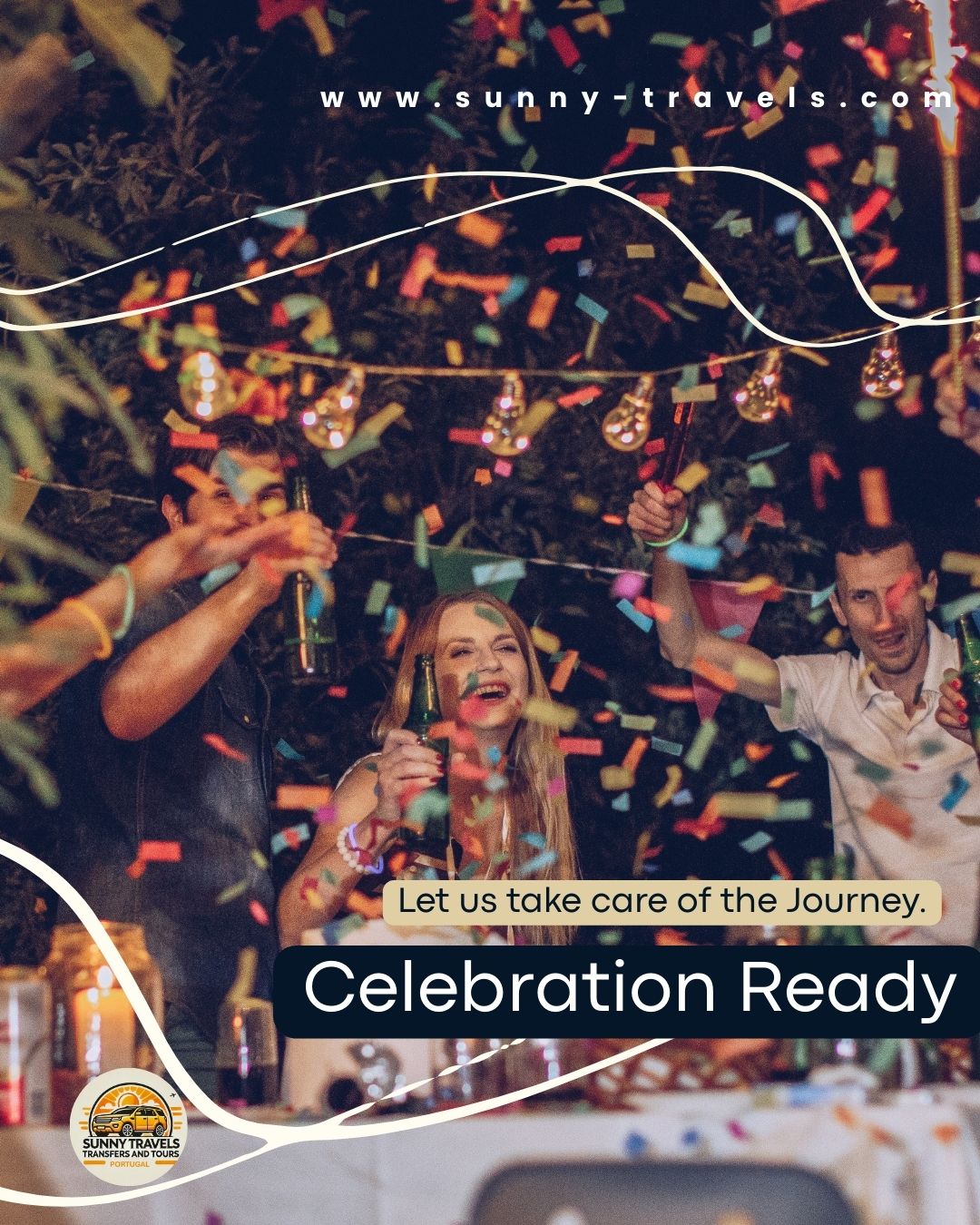 Birthdays, anniversaries, reunions — make your special night even smoother. Our private transfers keep your group safe and carefree. Celebrate with Sunny Travels behind the wheel.
www.sunny-travels.com
