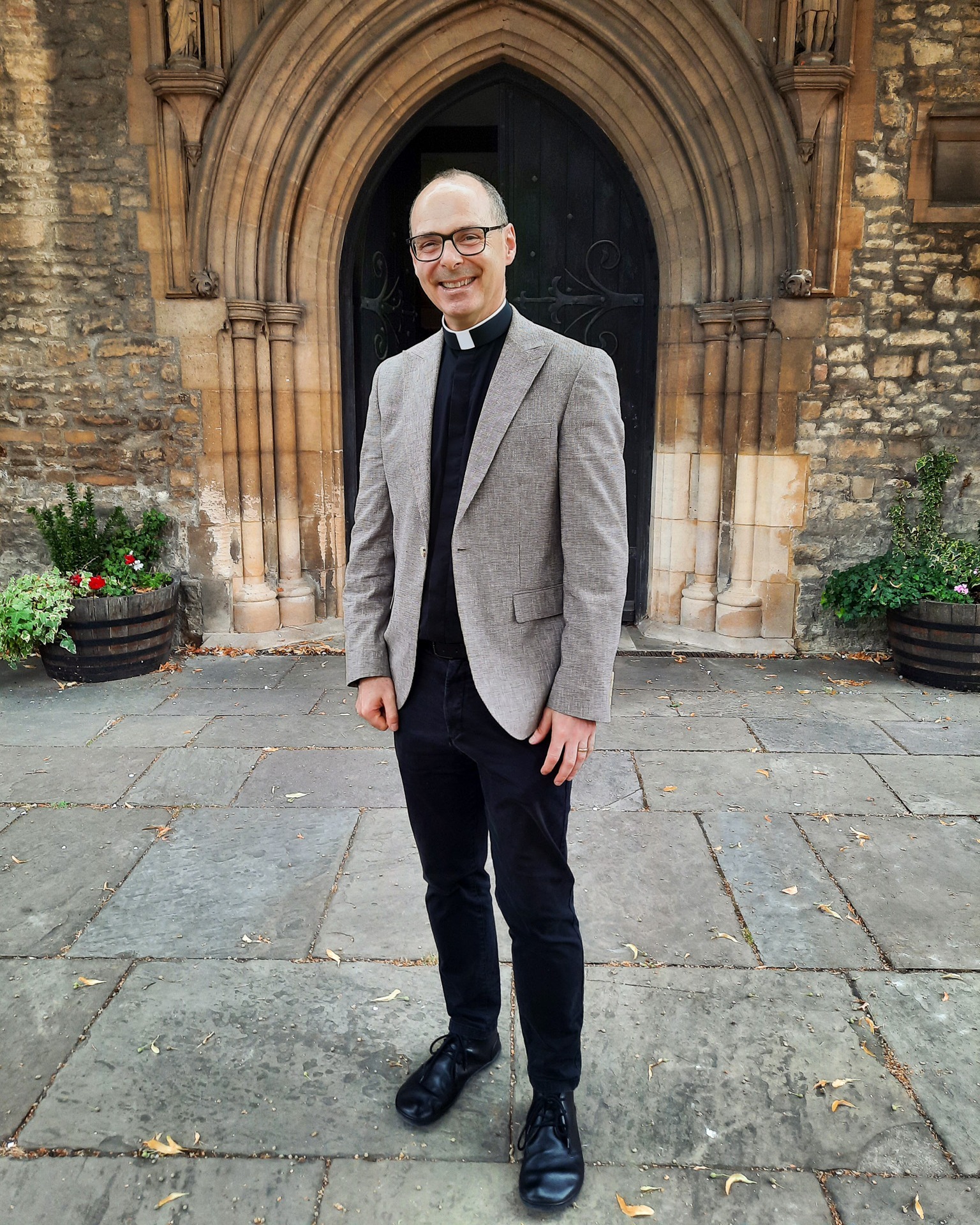 Great news! At our 10:15 Parish Eucharist today, the Churchwardens made the following announcement:
"Following an interview this week we are delighted to announce that our Curate in Charge, the Rev'd Anthony Davis, has been appointed as Priest in Charge. As our Vicar, he will lead the ministry and mission of the church as we go forward together. It is intended to license Anthony on Tuesday 23rd September (7:30pm). Please keep Anthony in your prayers as he takes up this new role."