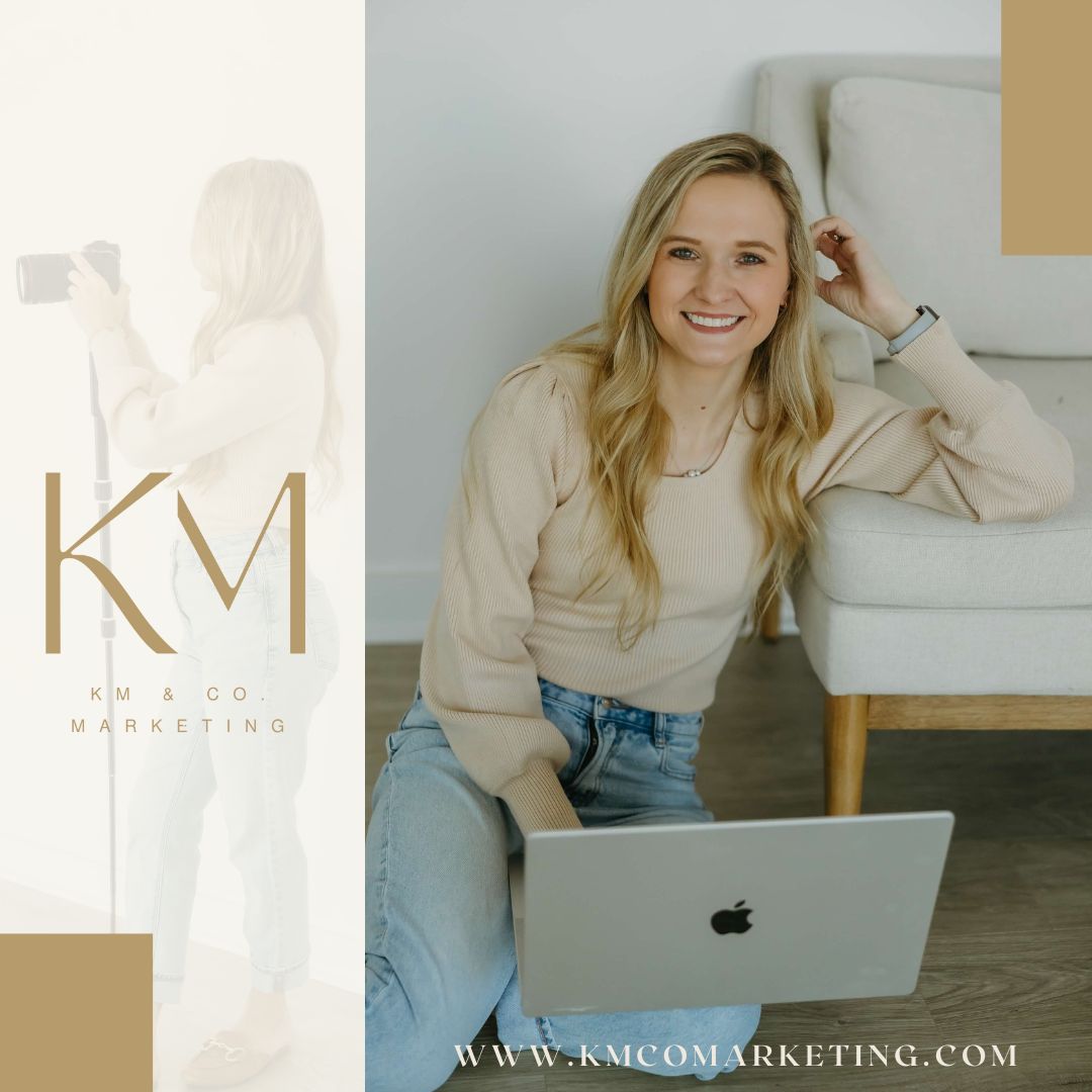 ✨ It’s been a minute, so I wanted to pop on and say hey to all my new followers! I’m Kaylee, the face behind KM & Co. Marketing. 👋
In 2024, I took a big leap and launched my very own marketing business after years of growing my small business, @mylifemediaviddeography , which I started in 2019. Since then, I’ve had the honor of filming 50+ weddings, creating promotional and lifestyle films for small businesses, and building a brand rooted in creativity and connection.
My journey in small business began with learning how to market my own work-designing my website, managing multiple social platforms, and showing up online so my clients could actually find me. And let me tell you- social media made it all possible.
While still doing videography, I have had the wonderful opportunity to partner with a small marketing company and expand my knowledge of the marketing world. While managing social media accounts, I learned graphic design, learned about others brands/companies and their values, and I became their voice through their social media platforms; this gave me insight and the realization that this is a new direction I would like to take my small business in.
So now, with KM & Co., I’m offering social media management, content creation, graphic design, and video marketing for businesses who are ready to take the social media to the next level. And I’m here to cheer you on every step of the way!
When I’m not working, I’m a proud wife (married 6 years!) and mama to three beautiful babies- Hayes, Rilynn, and our newest baby girl, Georgie. Life is full, busy, and beautiful- and I wouldn’t have it any other way. 💛
If you’re new here, say hi below 👇 or tag your favorite small business! I’d love to connect! And if you know someone who could use help growing their brand online, feel free to share this post with them.
www.kmcomarketing.com