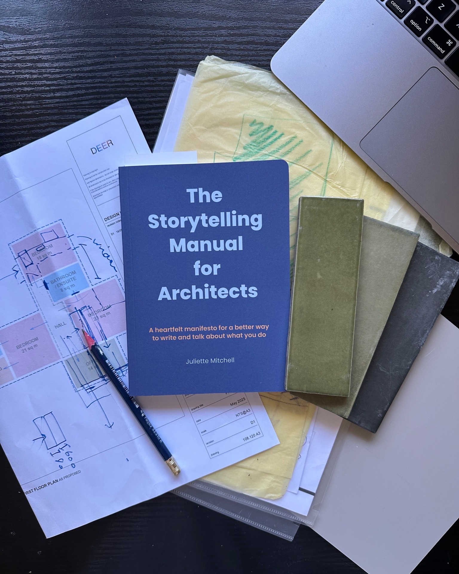 My philosophy is simple, creating stories about the context (the site) and the client who lives there. As the author Juliette Mitchell says, ‘Storytelling fulfils a very human gap'
This book 📕 is ‘a very human mission to give you (architect) the focus, the framework and the climate to you need to find common ground conveyor your worth and show the client the difference you can make.’
Thank you to my dear architect friend (best architect I know) who sent me this ✨
#PenylanHomes #PenylanConstruction #PenylanBuilders #PenylanArchitecture #PenylanRenovation #PenylanDevelopment #HomeConstruction #CustomHomeBuild #ModernHomeDesign #BuildingInPenylan #architectCaerphilly #architectNewport #architectBlackwood #architectPontypridd #architectSouthWales #architectCowbridge #architectSwansea #architectPenarth #architectBarry #architectBrecon #architectHayonWye #architectAbergavenny #architectWales #CardiffArchitecture #WalesDesign #cardiffbuilder #cardiffhouse #cardiffrenovations #cardiffarchitect #cardiffarchitects