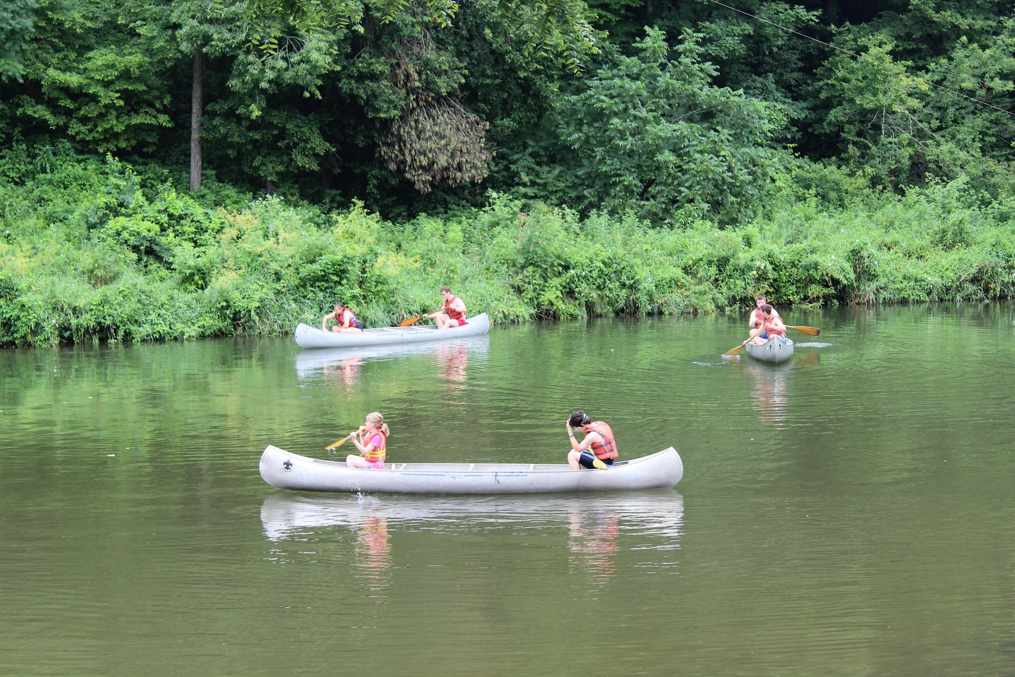 Canoeing has been a staple of Canyon Camp for decades and this tradition has continued this summer! Not only do we canoe for fun, but we also have closing songs about canoe paddles.
Scouts at Canyon Camp have the opportunity to canoe for canoeing merit badge as well as just for fun! There was even one summer where a game of chess was played in a canoe.
What is your favorite canoeing memory?
#BSASumercamp #summercamp2025 #CanyonCamp #Webelosweekend #eaglescouts #oa #findyourselfatcanyoncamp #TheSpiritThrivesin25 #FindYourselfAtCanyonCamp #SummerCamp2025 #ScoutingAdventure #orderofthearrow #SummerCamp #canyoncamp2025 #ScoutLife #BSA #eaglescout #TheSpiritThrivesIn25 #CanyonCampBSA