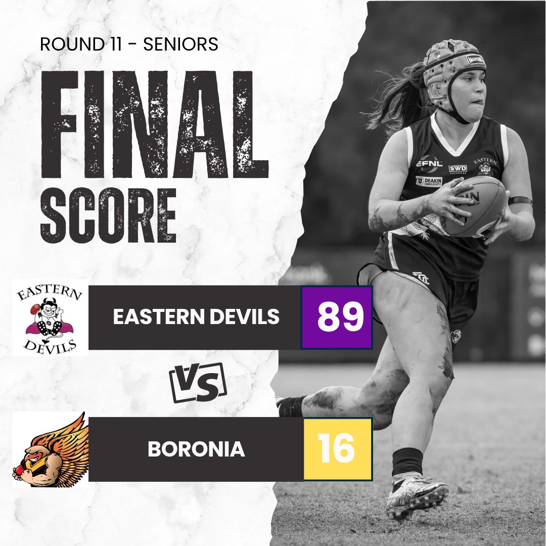 Round 11 results 🤩
Best Players
Seniors - Cassandra Meads, Jacinta Frawley, Chloe Stratton, Olivia Aing, Maddison Warrin
Reserves - Zara Langton, Nicole Porter, Alayna Crasto, Tara Scalzo, Jasmine Richards, Wiki Yu