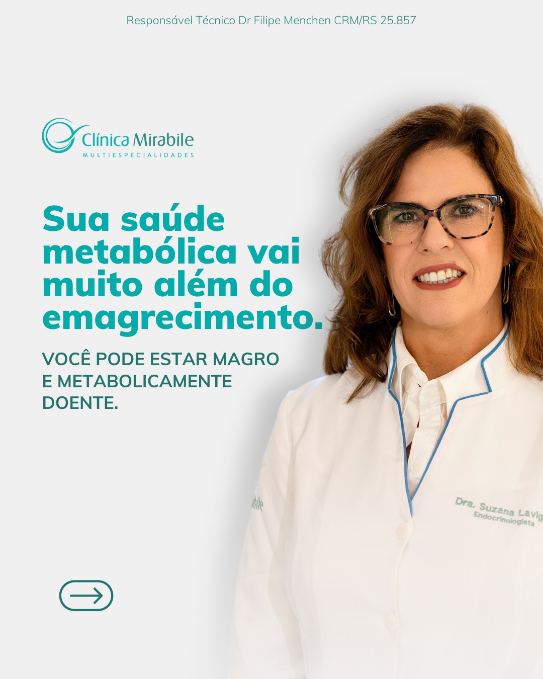 Muitos associam saúde apenas à balança…
Mas você sabia que é possível estar "no peso ideal” e ainda assim ter um metabolismo desequilibrado? 😷
A saúde metabólica é um dos principais pilares para prevenir doenças como: diabetes, hipertensão, doenças hepáticas e cardiovasculares.
Agende uma consulta e cuide do seu metabolismo.
-
#clinicamirabile #clinicamultidisciplinar #portoalegre #CFM #desequilibrio #metabolismo #emagrecimento