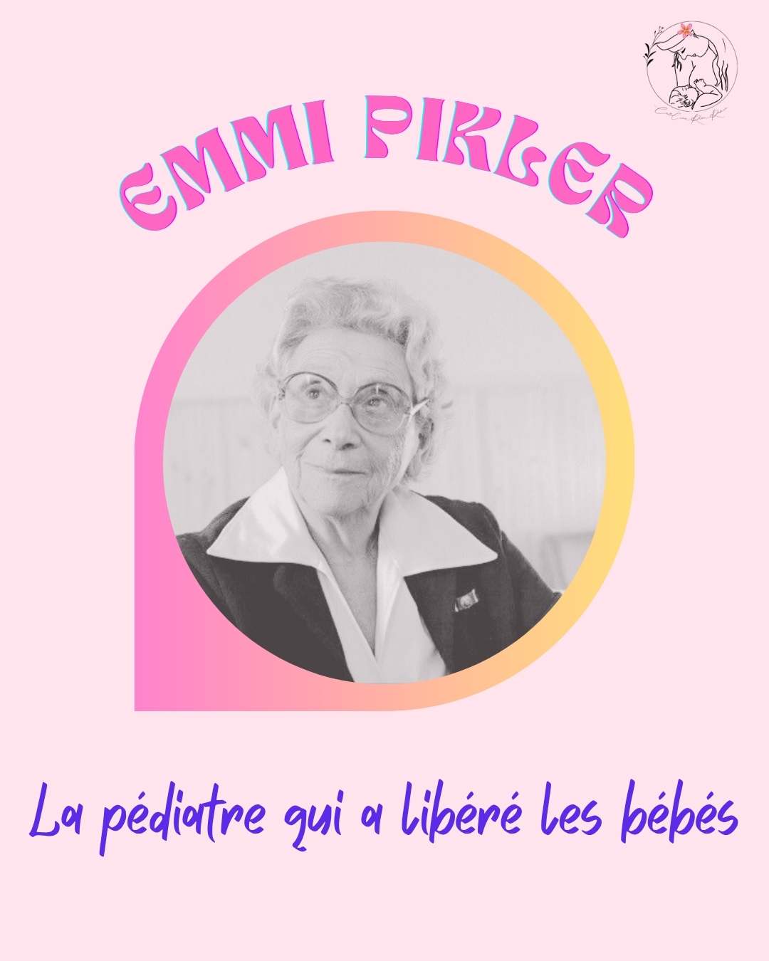 ✨ Emmi Pikler (1902-1984) — la pionnière qui a prouvé qu’on peut faire confiance au potentiel moteur inné des tout-petits.
Ses 5 piliers :
🔸 Mouvement libre : pas de mise assise ni de trotteur ; le bébé passe chaque étape quand son corps est prêt.
🔸 Soin relationnel : chaque change est un dialogue ; on nomme, on attend le regard, on co-crée le geste.
🔸 Observation fine : on ajuste l’espace avant de corriger le corps.
🔸 Jeu autonome : concentration, confiance, coordination se construisent quand l’adulte n’interrompt pas.
🔸 Présence bienveillante : sécurité + liberté = base pour explorer le monde.
➡️ Comment commencer ? Tapis ferme au sol, vêtements souples, un jouet simple, et surtout… observer sans juger.
🧡 Chez #Kine_marmay on s’inspire de Pikler pour prévenir les troubles moteurs et nourrir le plaisir de bouger.
📌 Enregistre ce post, partage-le à une famille curieuse et tague-moi sur vos mises en place #PiklerXKineMarmay
—
#emmipikler #motricitélibre #développementmoteur #pouponnièreLoczy #bébéexplore #pédiatrie #kinébébé #parentalitépositive #kine_marmay #iledelareunion #developpementduBébé #bébé974🇷🇪 #motricitelibre #ostéopathe974 #preventionbebe #osteobebe #kinepediatrique #kinesitherapiepediatrique #developpementmoteur #osteopathiepediatrique #plagiocephalie #bebe2025 #bebe974