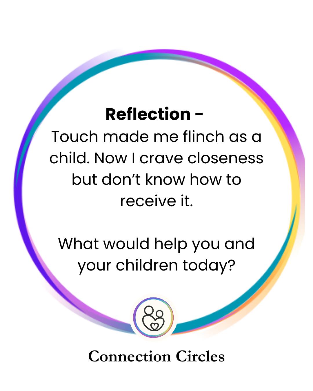 You can change your story!! You are not your past
#flinch #touch #touching #hearttouching #closeness #closenessmatters #closeness #receiving #receivinglove #receivingmode #receivingenergy #Children #childrens #childrensactivities #childrensmentalhealth #howtorecieve #howtorecievelove #howtorecievehealing #howtorecieveyourhealing #circleofsecurityinternational #COSP #circleofsecurity #parentingsupport #secureattachment #connectioncircles #trainingcourses #neurodivergentparents #emotionalsafety #startyoung #parentingtips