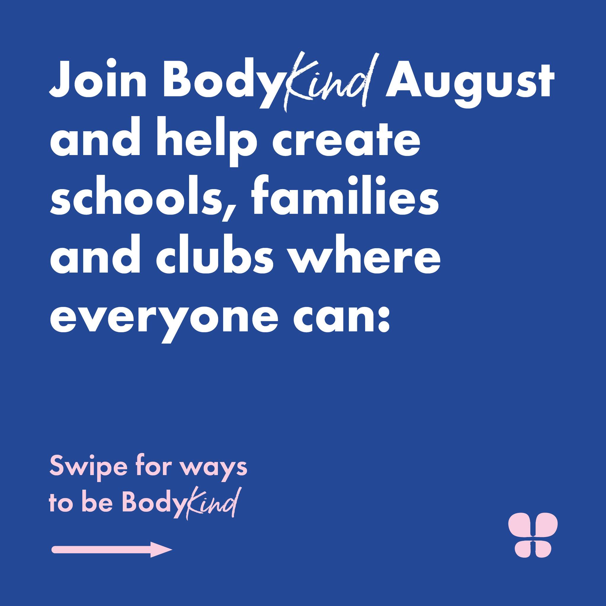 💖 Be Kind to Your Body—Join BodyKind August! 🌿
This August, take the pledge to be kinder to yourself and others with BodyKind August, a nationwide movement by the @thebutterflyfoundation.
Whether you’re at school, work, or home, Body Kind August is all about promoting positive body image, self-compassion, and kindness.
Receive weekly inspiration, resources, and activities to help you feel good in your own skin. Every action helps create a world that celebrates all bodies, free from judgement.
How to Get Involved:
✅ Register for free and take the BodyKind pledge
✅ Access free resources and activities
✅ Spread the word and inspire others to join
⏰ WHEN: AUGUST 2025
📍 WHERE: Online & Nationwide
💰 COST: FREE
To find out more, head to: butterfly.org.au/get-involved/campaigns/bodykindaugust/
For more community services and events, head to hubblegc.com
#HubbleGC #YouthFutureCommunity #BodyKindAugust #ButterflyFoundation #BodyPositivity #KindnessMatters #LoveYourself
