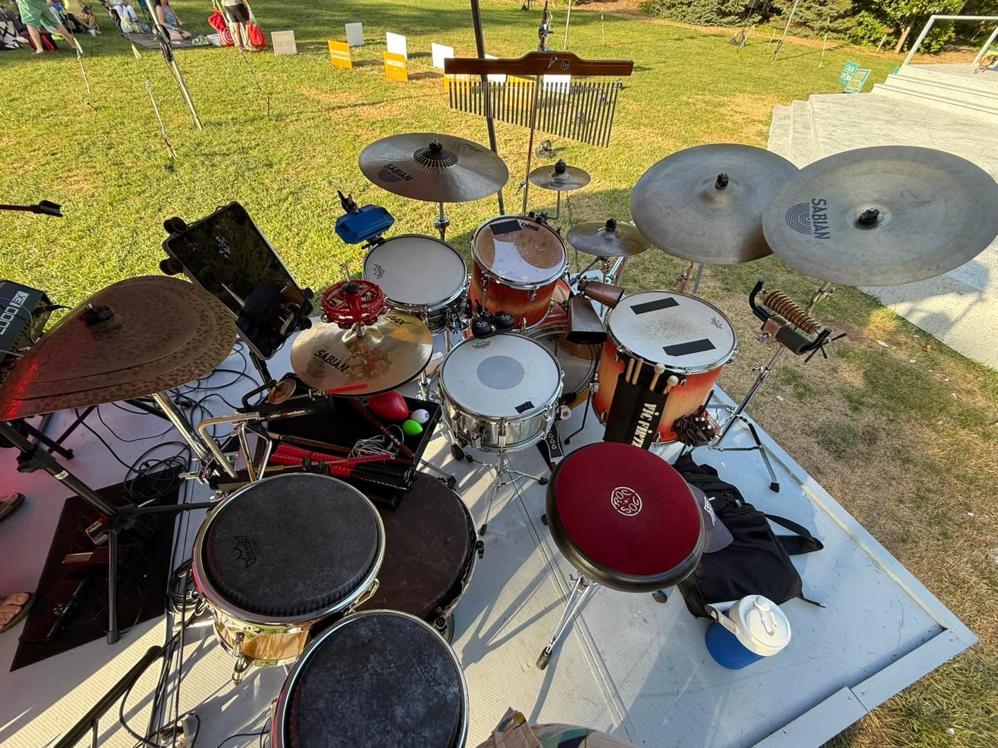 Opening Night with Delaware Shakespeare at Rockwood Park! It’s a beautiful night, much cooler than our last dress, and no rain in sight! Show time in just about an hour, with two more this week. Shows run through August 3!