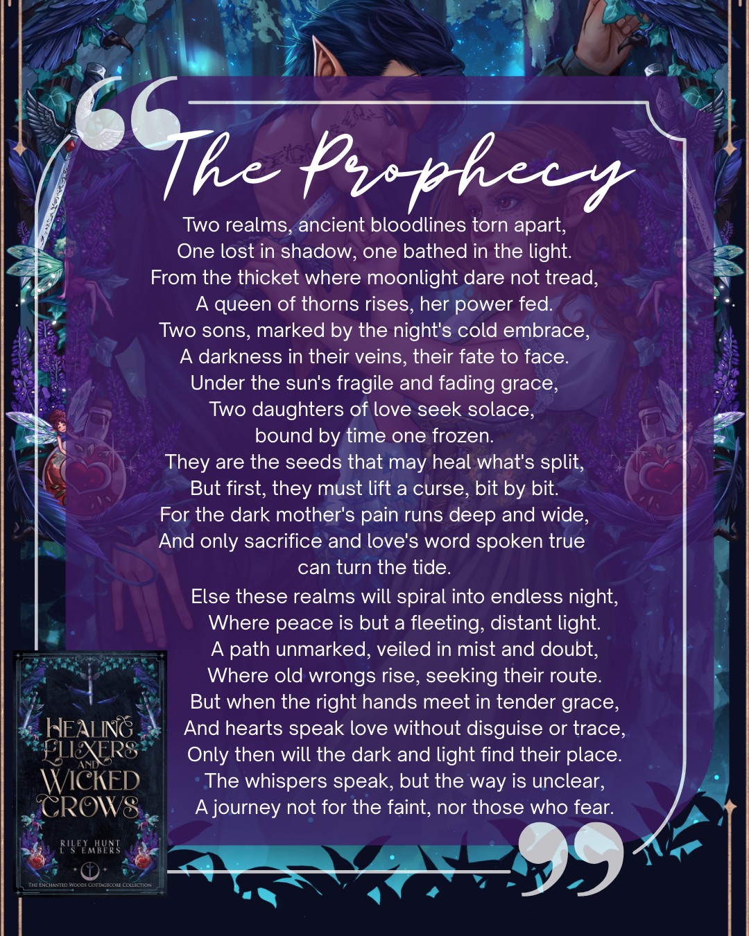 “This prophecy has ruined more than one life. Would you risk yours to rewrite it?”
📣 CTA: Tag a friend who needs a new fantasy obsession.
#BooksWithBite #FaeTales #ProphecyAndMagic #BookishAesthetic #ReadMoreFantasy