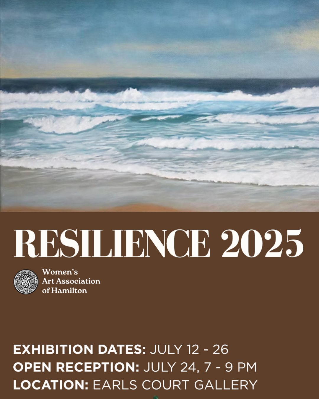 Still feeling grateful to be part of Resilience 2025, the juried exhibition presented by the Women’s Art Association of Hamilton!
It’s such a joy to have two of my paintings included in this powerful collection of work by women artists. If you haven’t seen it yet, there’s still time — the show runs until July 28 at Earls Court Gallery.
Drop by and immerse yourself in stories of strength, creativity, and resilience.
Exhibition Dates: July 12–26
Opening Reception: Thursday, July 24 | 7:00–9:00 PM
Location: Earls Court Gallery, Ottawa Street North.
Featured painting: Still in Motion | Oil on canvas | 11” x 14”
#Resilience2025 #WAAHArtists #HamiltonArtScene #WomenInArt @EarlsCourtGallery #SupportLocalArt @waah.1894