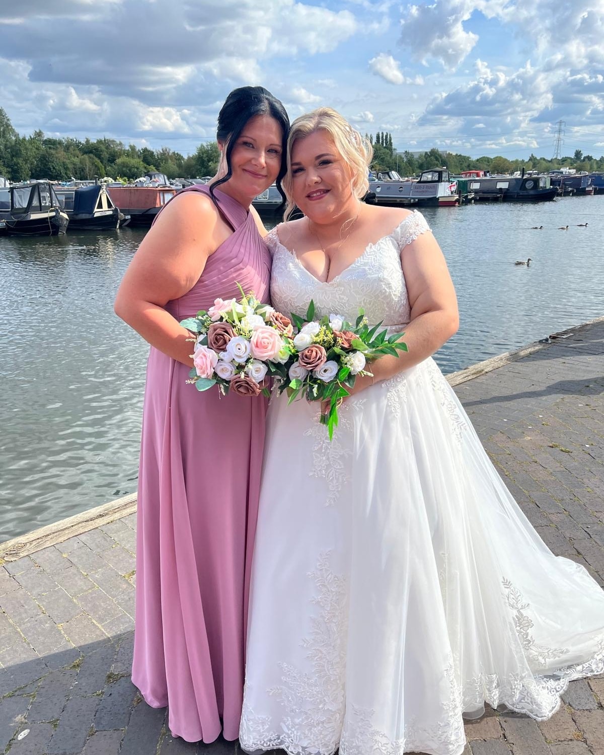 With thanks to the beautiful Kirstie 💞
Her dress only needed shortening so a fairly simple task.
Congratulations to you both 🥂
#bride #swadlincote #dressmaker #bridalseamstress #swadlincoteweddings #weddingdress #weddings #bridalalterations #sewing