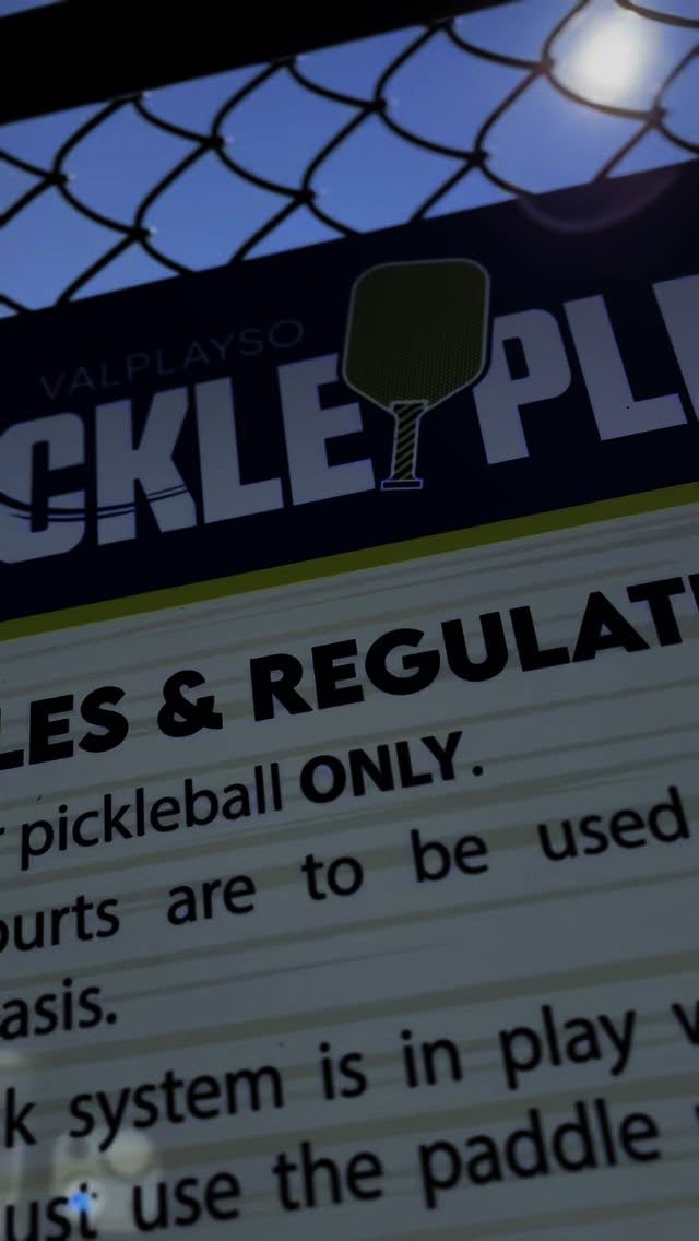 The green ribbon at the Pickleplex at Valplayso was officially cut today! Thanks to @valpoparks for working so hard to provide and maintain so many great places to explore and play in Valparaiso! #pickleball #dink #nicedig #pickleballislife #tibboncutting #parks #gooutsideandplay