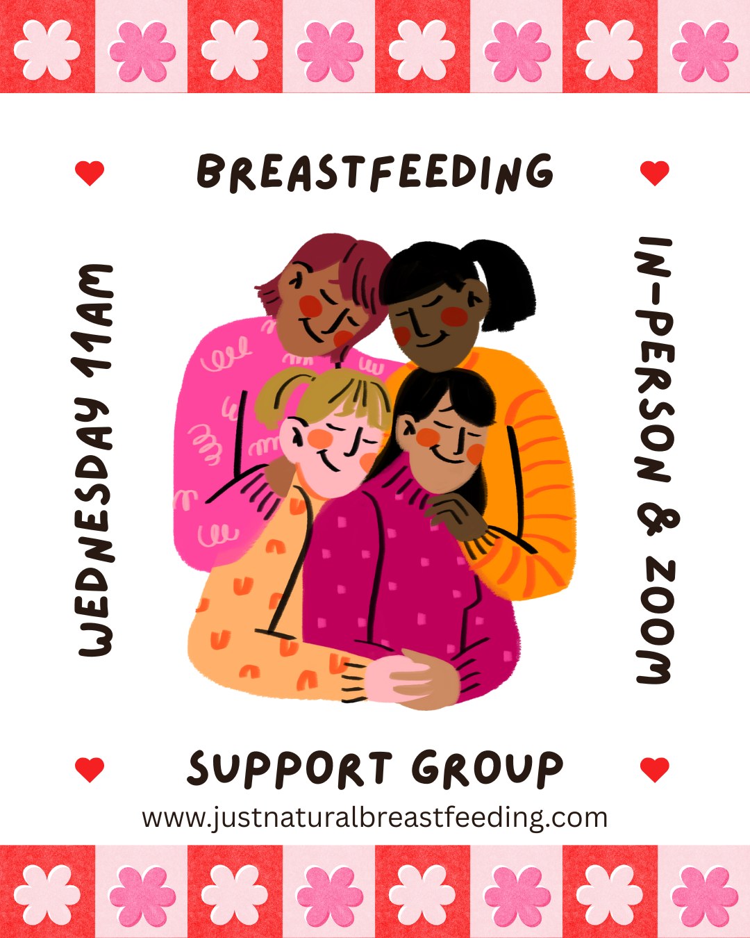 Join us for our FREE In-person or Virtual Breastfeeding Support Group this Wednesday at 11:00 am in Corona. Link in BIO or call 951-394-2087 to join us!
#BreastfeedingSupportGroup #justnaturalbreastfeeding #responsivefeeding