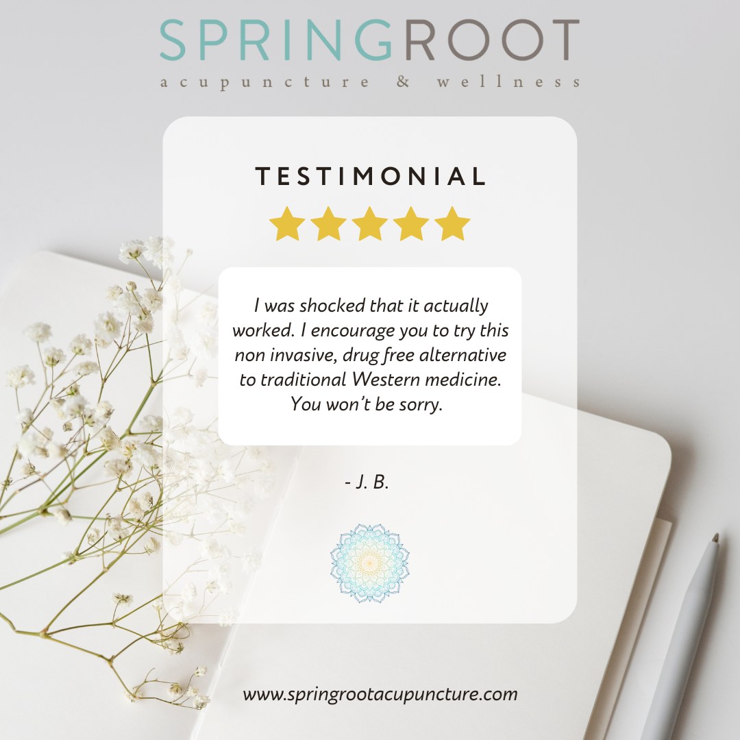 Are you acupuncture curious?
We love working with patients who have never had acupuncture before. Consultations are complimentary. Come in! Let's chat about what's going on...what have you got to lose?
📍 40 Main St N. Woodbury, CT 06798
📞 203-266-9088
🌐 www.springrootacupuncture.com
#SpringRootAcupuncture #acupunctureclinic #litchfieldcounty #connecticutacupuncture #NeuropathyRelief #neuropathy #NeuropathyTreatment #womenshealth #anxietyrelief #backpainrelief #griefsupport #ChronicPainRelief #overallhealth #Wellness #WoodburyCT #litchfieldcountyct #PainFreeLiving #backpain