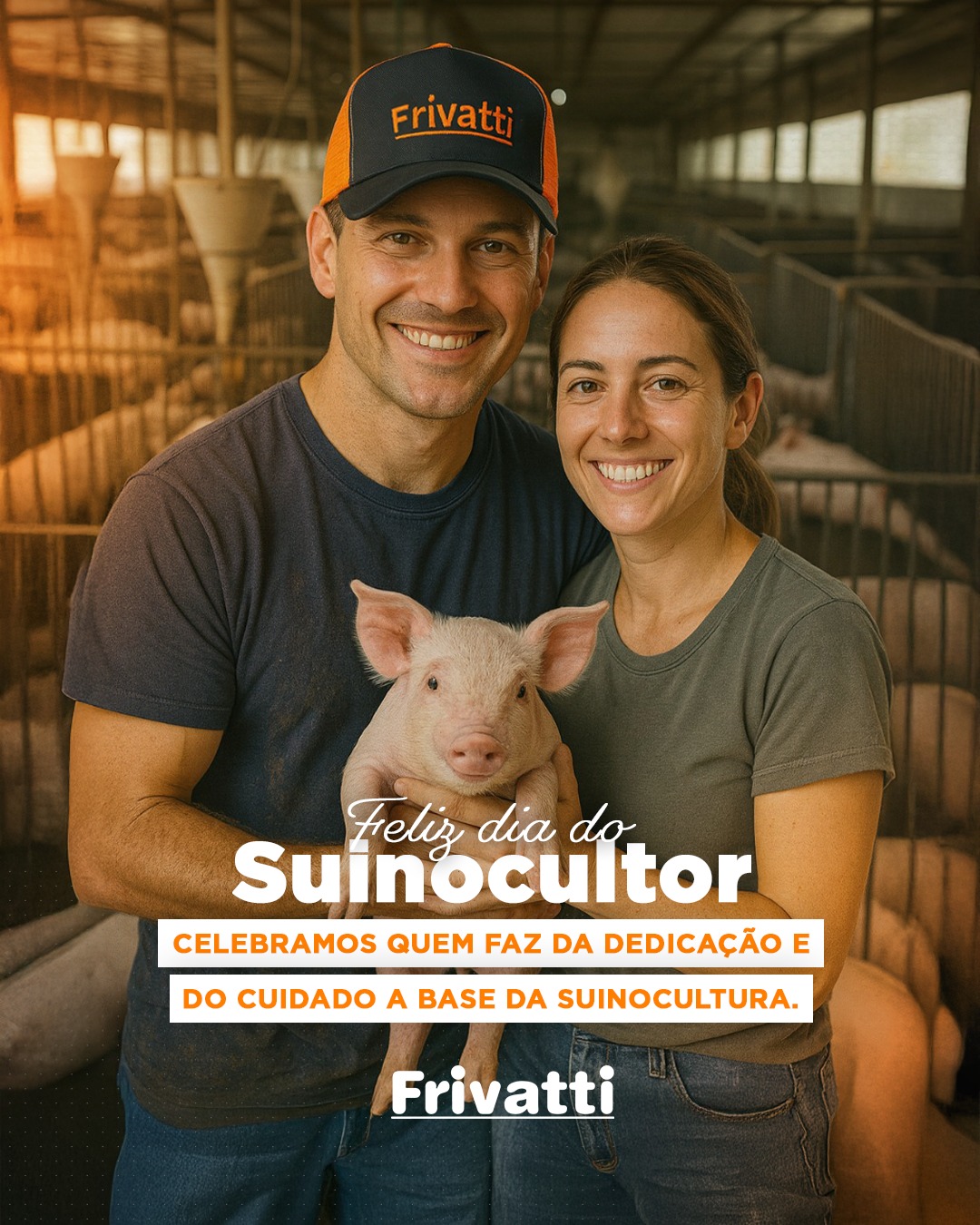 Hoje é dia de reconhecer quem faz a diferença todos os dias no campo! 🐷🌾
Ser suinocultor é acordar cedo, cuidar de cada detalhe, garantir bem-estar, qualidade e alimento na mesa de milhares de famílias. 🧡
Na Frivatti, temos orgulho de caminhar lado a lado com quem dedica sua vida a esse trabalho tão essencial. 👨🌾👩🌾
Nosso respeito e gratidão a todos os suinocultores! Vocês são a base da suinocultura e parte fundamental do nosso propósito. 🙌✨
#DiaDoSuinocultor #OrgulhoDeSerFrivatti #Suinocultura #Gratidão
