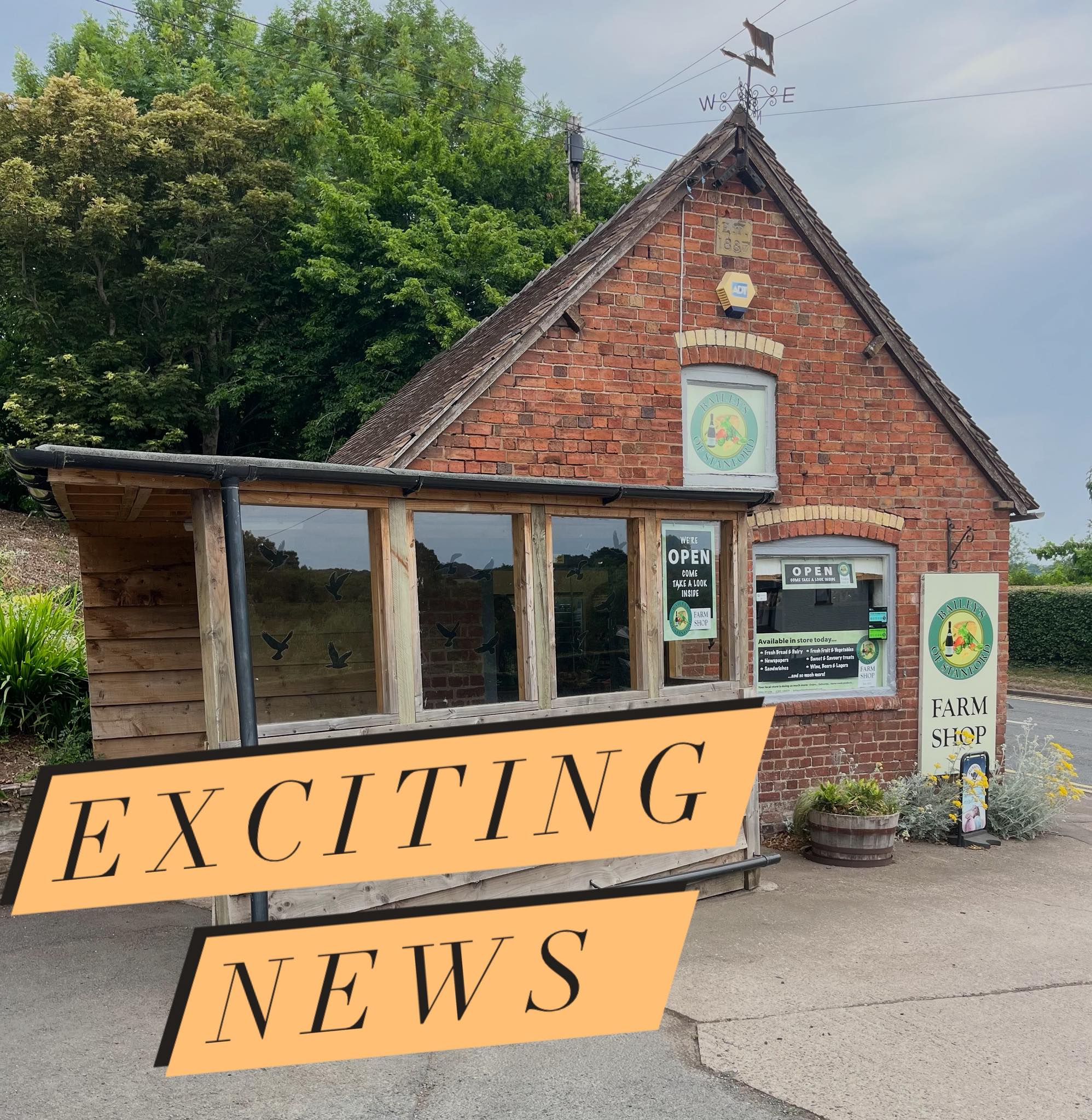 Iโm thrilled to announce that from July 1st I will taking on Baileyโs of Stanford Farmshop! I will be continuing on from the brilliant John Bailey who has taken this shop to great heights since taking it on back in 2020, he will be greatly missed here at Mill Farm and I hope to keep it going strong, so thank you John for help getting me prepared and wish you all the luck with your new venture
The plan is then when my garden centre is rebuilt to then merge the farm shop and garden centre into one building later in the year.
Please pop along to say hello ๐ it would be great to see you and some new faces too๐
We will also have new opening hours
Monday to Saturday 9-5
Sunday 9.30-1
๐ฆโ๐ฅ๐๐๐๐๐ธ๐ฅฐ