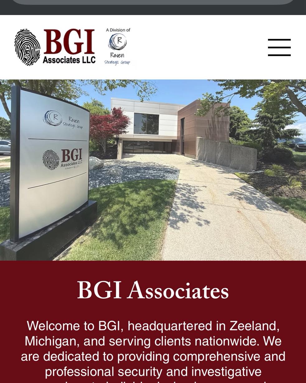 BGI Associates has a fresh look.
www.bgiassociates.com
#Ravenstrategicgroup #bespokeriskmanagement #conciergeriskmanagament #eventplanning #situationalawareness #disastermedicine #beprepared #emergencymedicine #crisismanagement #firefighter #security #protector #firstresponder #securitymanagement #executiveprotection #intuitionawareness #survivalmindset #peopleprotectionpeaceofmind