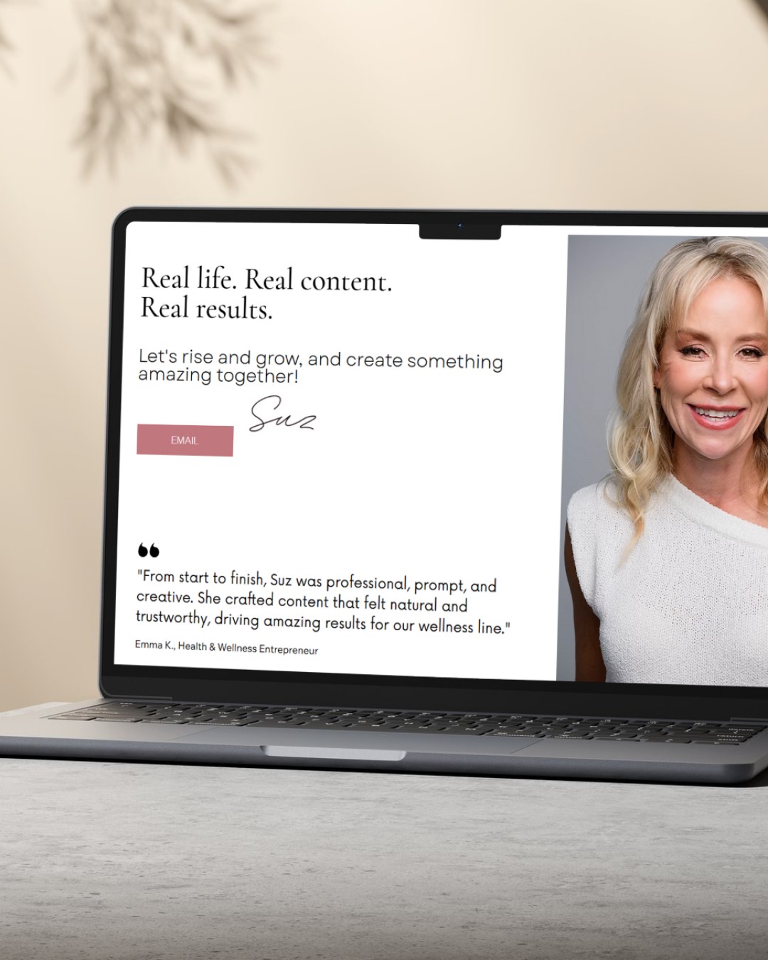 This dreamy new site for a UGC creator went live yesterday. And it is beautiful.
The client wanted clean, feminine and uncomplicated.
So I chose soft tones, minimalist yet sleek design, and a smooth layout, keeping it simple but strategic. Nailed it! 😍
www.risewithsuz.com
@risewithsuz
#thelittlebusinessco #websitedesign #wixwebsite #minimalistbranding #wixdesigner #australiandesigner #influencerbranding #goldcoastwebdesign