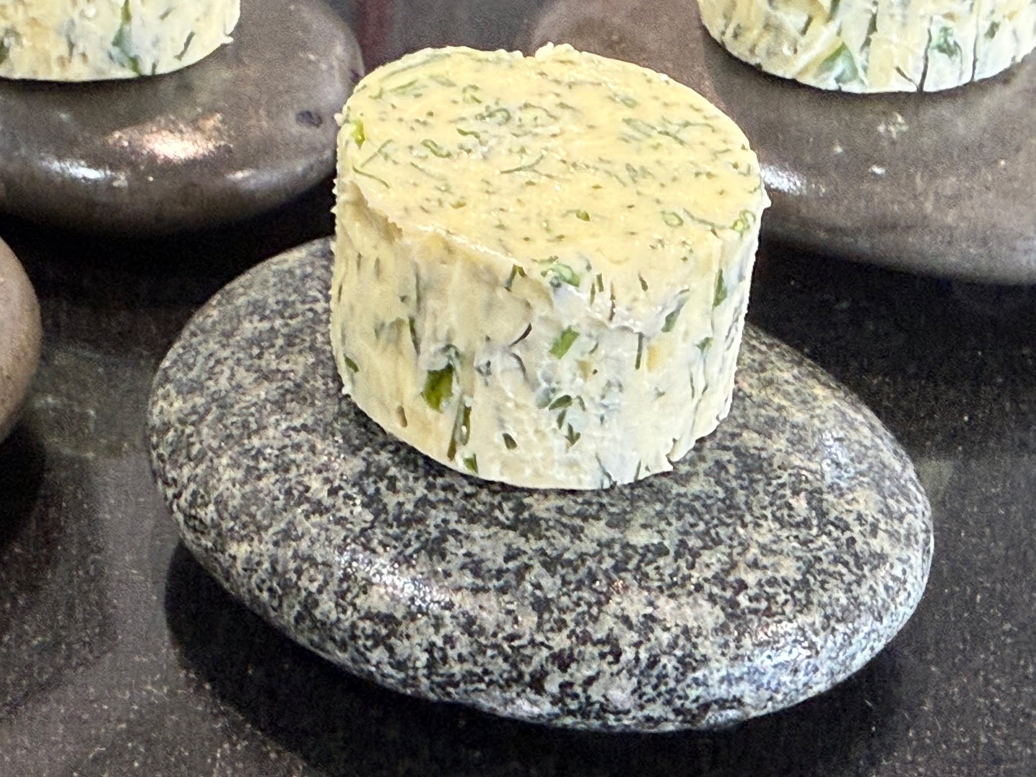 We are always looking at ways to improve and move forward here. Our loyal black slate butter dishes have served us well but were starting to look tired so time for some new ideas for our butter service.
I remember after running the business about 6 months telling the service team I was going to stop making the butter and move to Guernsey butter. The general consesus was that it would be a mistake as everyone loves the butter. 6 Years on and it still gets rave reviews - just last weekend guests were asking what herbs are in our yuzu & herb butter, unlike the colonel I dissclosed them!
#party #privatechef #summer #glutenfree #bespoke #passion #inhomedining #finedining #dinner #local #entertaining #luxury