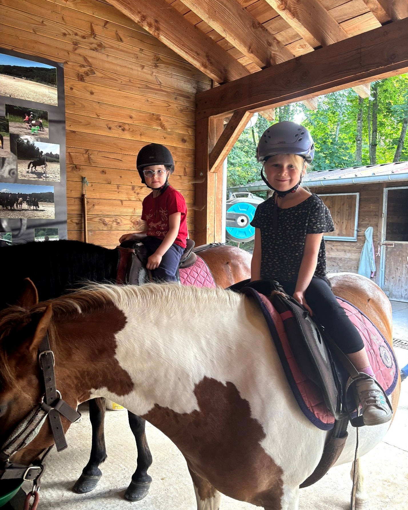 Quelques nouvelles du séjour poney pour les 5 6 ans