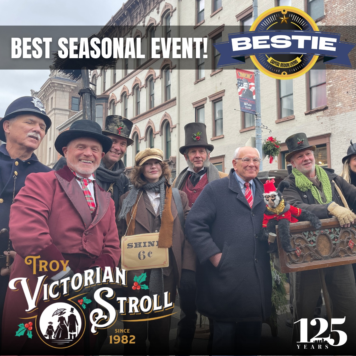 We are honored to be voted Best Seasonal Event by the Capital Region Living's 2025 Bestie Awards!🏆 To be recognized alongside so many incredible local businesses and leaders is truly moving. We are already hard at work to make this year's event "Bestie" worthy again! See you soon Troy.❄️🎩
@crlmagazine