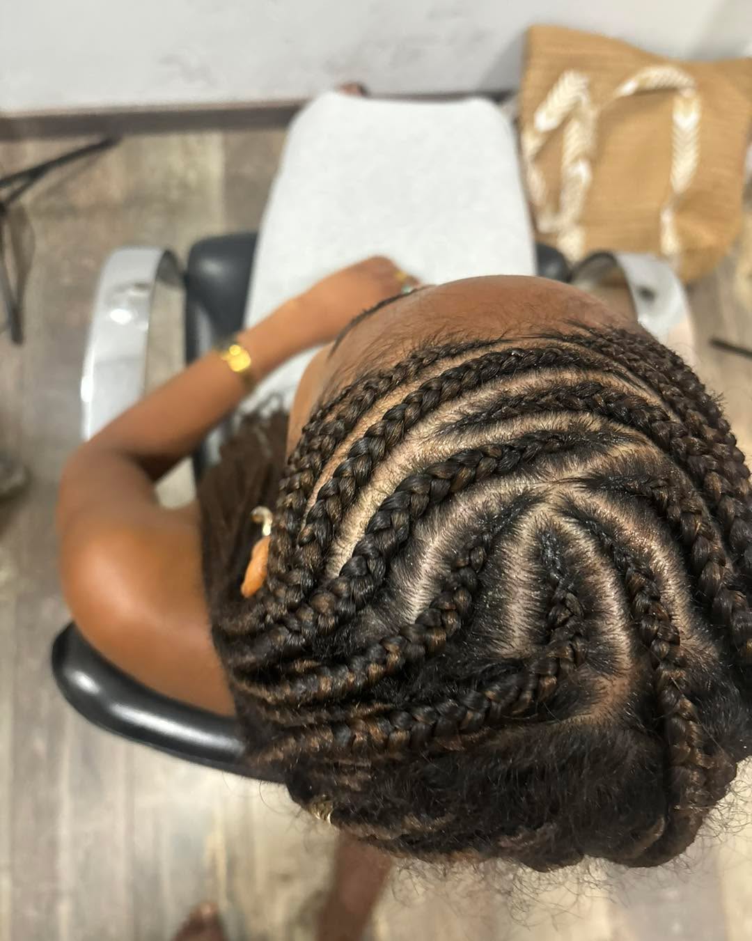 Tresses africaines Perpignan #tressesafricaines #tressescollées #tressesplaquées #tressesafro