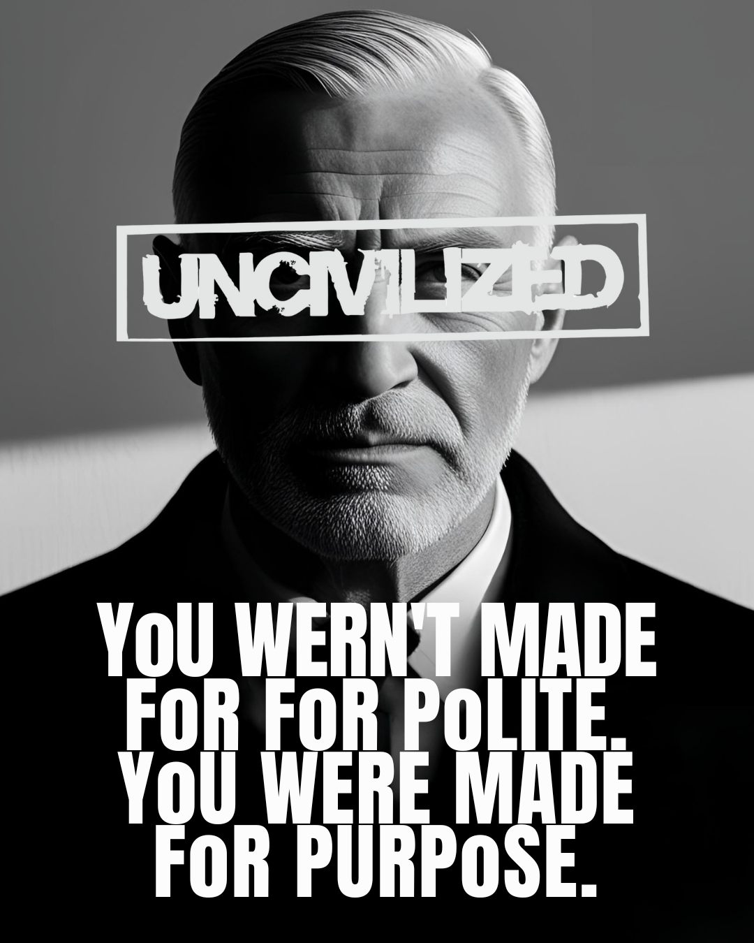 Culture keeps telling men to be “nice.”�But Jesus flipped tables. David slayed giants. Elijah called down fire.�You weren’t made for polite. You were made for purpose.�
#liveuncivilized