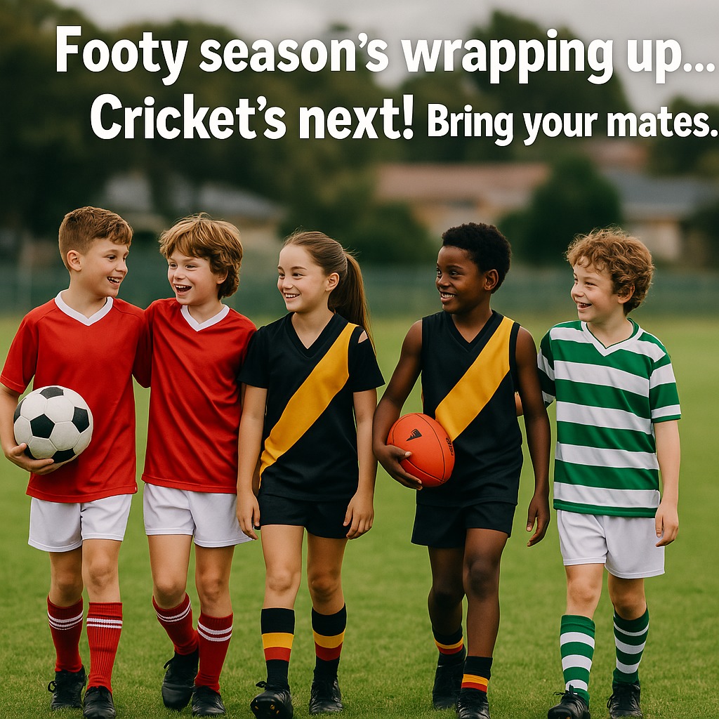 Looking for a fun, active way to spend Saturday mornings?
Peninsula Cricket is all about mateship, fresh air, and a welcoming community where kids thrive.
Whether your child plays soccer or AFL, cricket’s the perfect next step.
Tag a parent whose child would love this! 🏏
👉 peninsulacricketclub.com.au
#SaturdaySorted #PeninsulaCricket #JuniorSport #communitysport