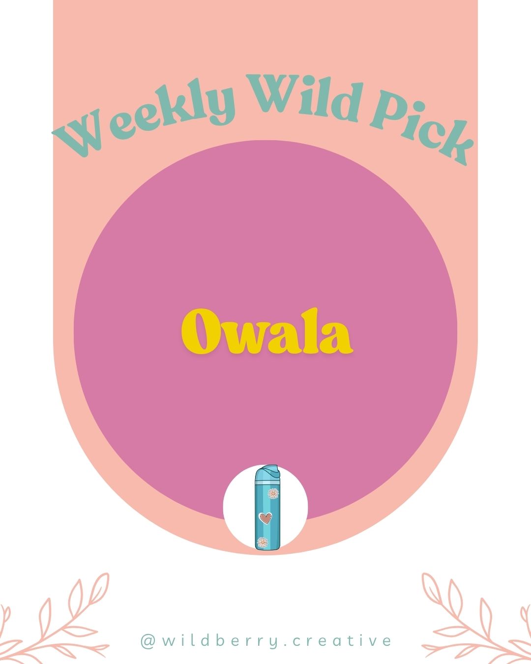 🌟 Weekly Wild Pick: Owala @owala
About the Brand:
🛍️ Owala is a reusable water bottle brand that combines bold design, functionality, and playfulness — known especially for its “FreeSip” spout and colorful style.
Why We Love Their Marketing:
✨ Owala has fun with it. Their social media voice is cheeky, their visuals are loud in the best way, and their product-focused content makes something simple feel exciting.
Wild Takeaway:
🌱 If your product is useful and fun to talk about, your brand will market itself.
#WeeklyWildPick #MarketingInspo #WildBerryCreative #Owala #BoldBranding #CheekyMarketing #GenZHydration