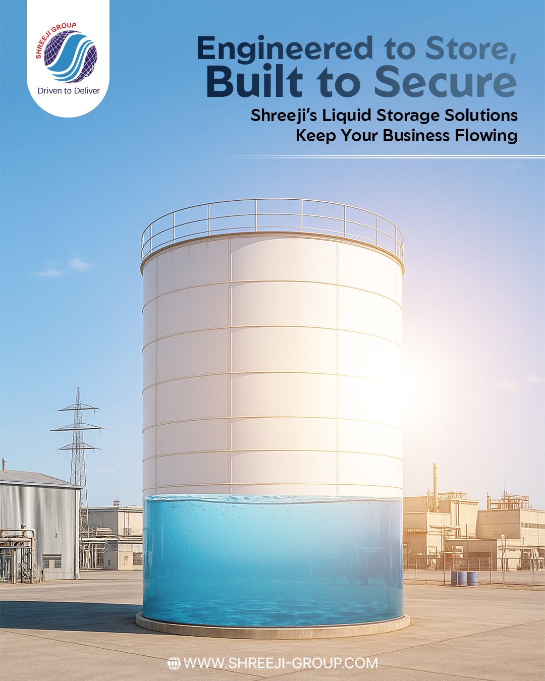 Shreeji’s liquid storage tanks are built to handle pressure and protect contents with care. They help industries run smooth and safe every day. A trusted choice for strong and lasting storage needs.
- - - - -
Website: www.shreeji-group.com
Mobile: +91 9719912323.
Email: marketing@shreeji-group.com
- - - - -
#LiquidStorage #IndustrialSolutions #ShreejiGroup #SmartStorage #ReliableEngineering
