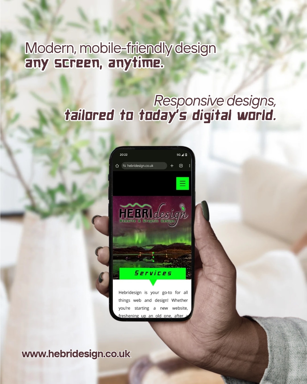 Hebridesign is here to help with all of your online business needs 🤓
Get in touch if...
🌐 you are looking to move your business online
📈 you have a website but need a refresh & want to increase sales
📲 you need a plan to push your socials
www.hebridesign.co.uk