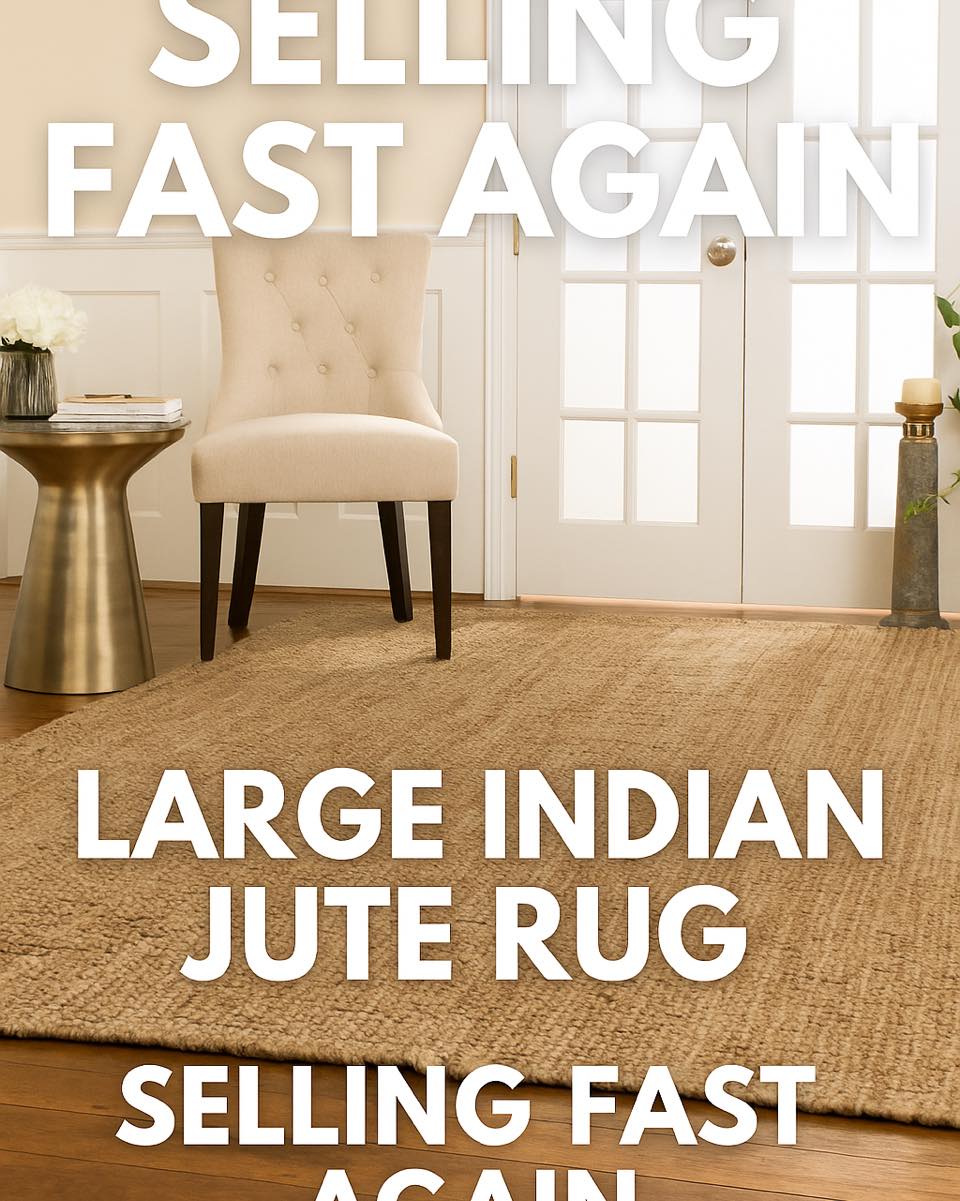 🔥 BACK IN STOCK – BUT NOT FOR LONG!
Our Large Indian Jute Rugs sold out last time — and they’re already moving fast again.
📏 Sizes: 280x200cm | 350x250cm (Sept pre-order) | 400x300cm
💸 From just $429
🚚 Same/Next Day Dispatch from Auckland
⭐ 37 glowing reviews
✨ Loved for their warmth, size, and natural texture — these go fast every time.
👉 Don’t wait — secure yours now before the container clears again!
https://nestwraps.co.nz/product/large-handwoven-indian-jute-rug