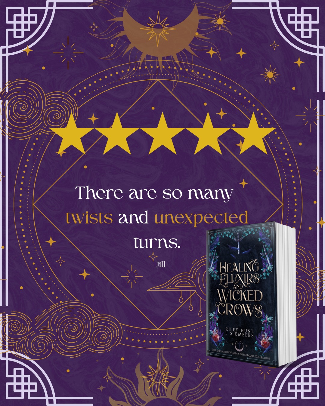 "There are so many twists and turns."
If you haven't yet sunk your teeth into this book, you definitely need to!