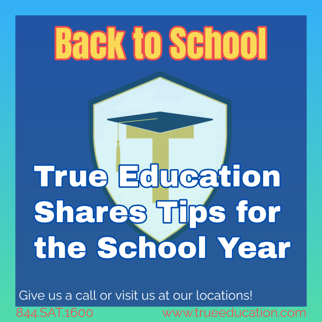 🎯 At True Education, our focus is simple: your child’s success.
We’re proud to support students as they grow, achieve, and unlock their full academic potential—one goal at a time.
📚 Every student matters. Every success counts.
True Education has Tips for this new school year, if your child needs that little push, reach out to us. Call us 844.SAT.1600 or Visit us @ www.trueeducation.com
#studentfocused #AcademicGoals #studentsupport #AcademicSuccess #academics