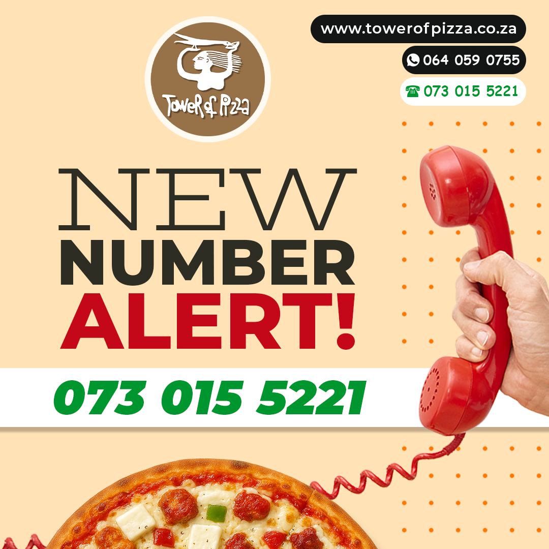 ๐ Calling all pizza loversโฆ LITERALLY! ๐๐ฃ
Weโve added another line to keep up with your cravings! Whether you're ordering your favourite wood-fired delight for delivery, or just checking if pineapple on pizza is still a thing (it is ๐), getting hold of us just got even easier.
One number wasnโt enough for all that cheesy goodness โ so now weโve got two! ๐๐ฅ
Save them both โ and hit us up when the craving calls!
๐ Contact us:
โ 073 015 5221
๐ 064 059 0755
๐ www.towerofpizza.co.za
๐ง info@towerofpizza.co.za
#TowerOfPizza #PizzaHotline #CallUsMaybe #NorthernDrakensberg #PizzaLove #PizzaVibesOnly #KZNFoodie