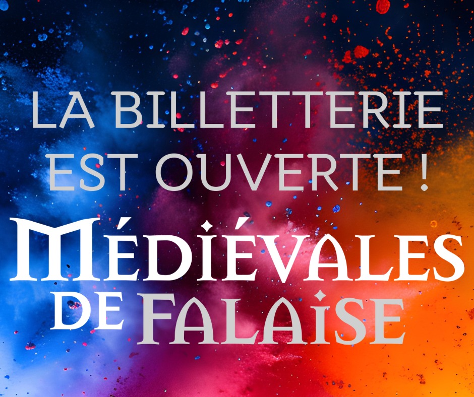 📣 𝗖’𝗘𝗦𝗧 𝗢𝗙𝗙𝗜𝗖𝗜𝗘𝗟 : 𝗹𝗮 𝗯𝗶𝗹𝗹𝗲𝘁𝘁𝗲𝗿𝗶𝗲 𝗲𝘀𝘁 𝗢𝗨𝗩𝗘𝗥𝗧𝗘 !
L’événement que vous attendez tous arrive… et les places sont disponibles en ligne !
📅 Les 9 & 10 août
📍 Ville de Falaise
Réservez MAINTENANT sur le site internet des Médiévales de Falaise !
#medievalesdefalaise #chateaudefalaise #villedefalaise #cestparti