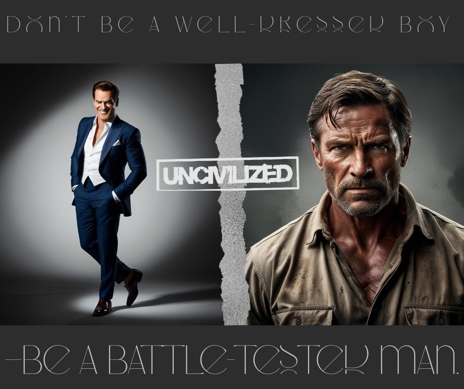 Style might open doors, but it won’t keep you standing when hell breaks loose.�You can wear an Armani suit and still be a coward.�
#liveuncivilized