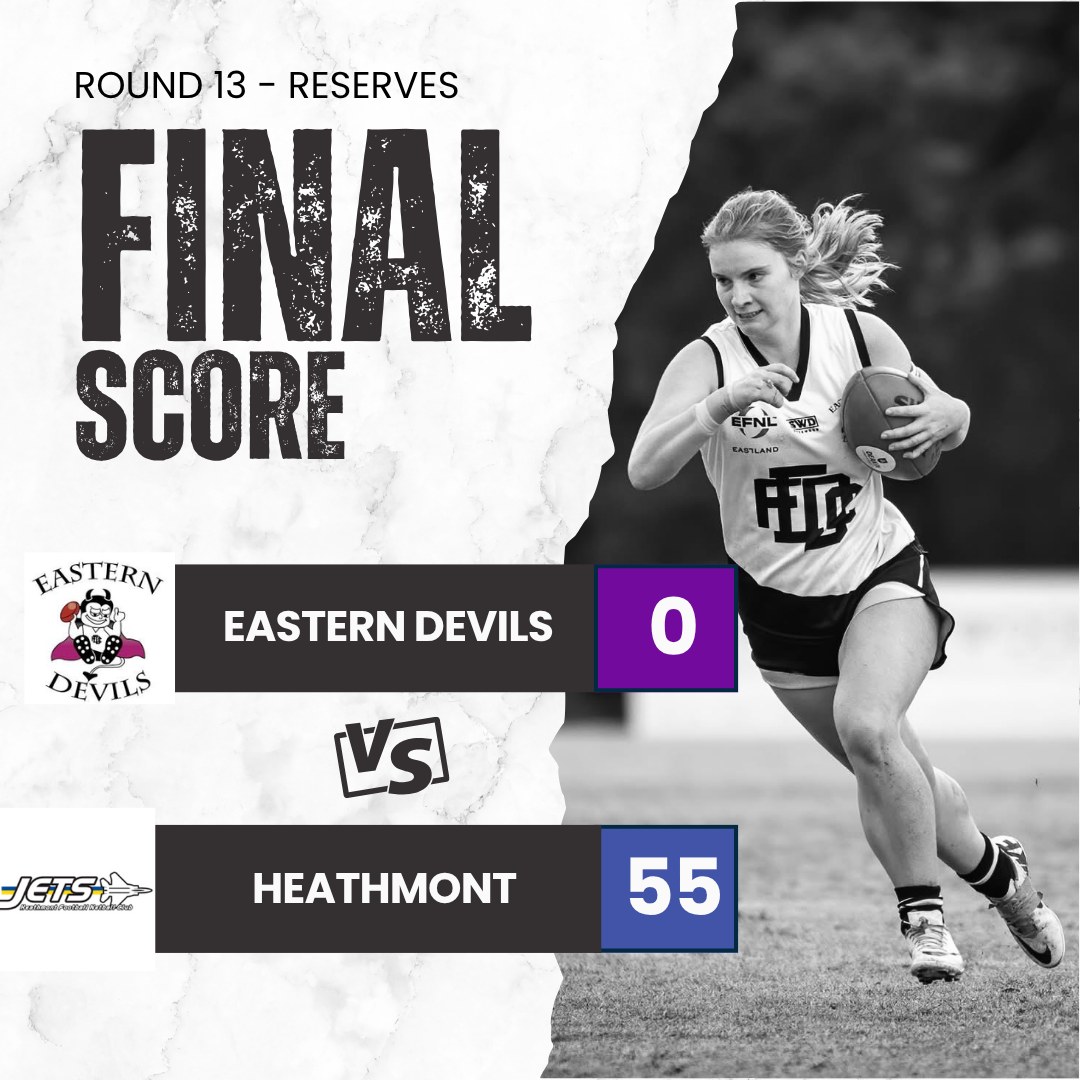 Round 13 results!
The seniors came away with a hard-fought win on a windy Friday night, while the reserves battled valiantly but fell short against top-of-the-table Heathmont.
Best Players
Seniors - Melanie Murray, Cassandra Meads, Taelyn Ross, Allannah Prossimo, Madison Brooks, Hayley Thompson
Reserves - Natasha Ford, Shayla Arundell, Bianca Phillips, Louise Spindler, Emily Chalmers